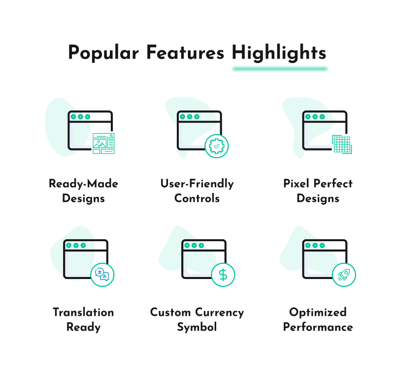 Popular Features Highlights - Advanced Comparison Table for Elementor
